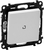 Выключатель с подсветкой без рамки Legrand Valena Life 1-кл. 10А белый картинка